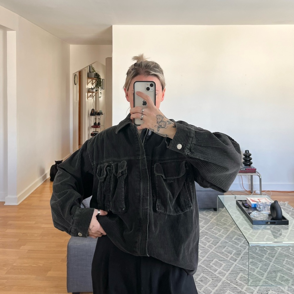 vintage 90’s cord shacket